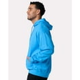 thumbnail image 2 of JERZEES IC49MR Ultimate CVC Hooded Sweatshirt-Soul Blue Heather-M, 2 of 6