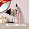 thumbnail image 3 of 17036MB-ES Wall Hooks, 1 Pack, Matte Black, 3 of 8