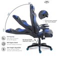 thumbnail image 4 of Costway High Back Executive Racing Reclining Gaming Chair Swivel PU Leather Office Chair, 4 of 10