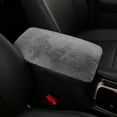 thumbnail image 2 of Furry Car Armrest Cover Car Center Console Cover Pad Car Soft Console Pad Wool Armrest Seat Box Cover Protector Universal Fit For Most Vehicles, 2 of 6