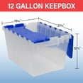 thumbnail image 3 of Akro-Mils KeepBox - Boîte de Rangement - 12 gal - Bleu, 3 of 11