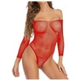thumbnail image 1 of Intimates sous-Vêtements de Mode pour Femmes Combinaison en Filet avec Soutien-Gorge, 1 of 6