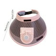 thumbnail image 3 of Summercome Women Sun Visors Hat with Fan, Hat with Rechargeable Fan Built in, Summer Wide Brim Visor with 3 Gear Wind Speed Fan, Pink, 3 of 6