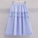 thumbnail image 5 of Vestido de Niña de la Flor de la Longitud Media de una Línea Falda Plisada, la Falda de la Niña de la Escuela Baila la Actuación Del Festival de Vestir, 5 of 9
