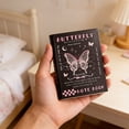 thumbnail image 4 of SIYTUAU Pocket Notebook For Girls With Butterfly Design Portable Mini Journal High Beauty For Students Daily Notes, 4 of 7