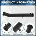 thumbnail image 4 of Manguera de Tubo de Refrigerante del Motor Unique Bargains No.032121065D para VW Golf III 1991-1997 Plástico Negro Buen Sellado, 4 of 7