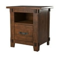 thumbnail image 2 of DeeHome Bridgevine Home Restoration One Drawer File, No Assembly Required, Rustic Walnut Finish, 2 of 5