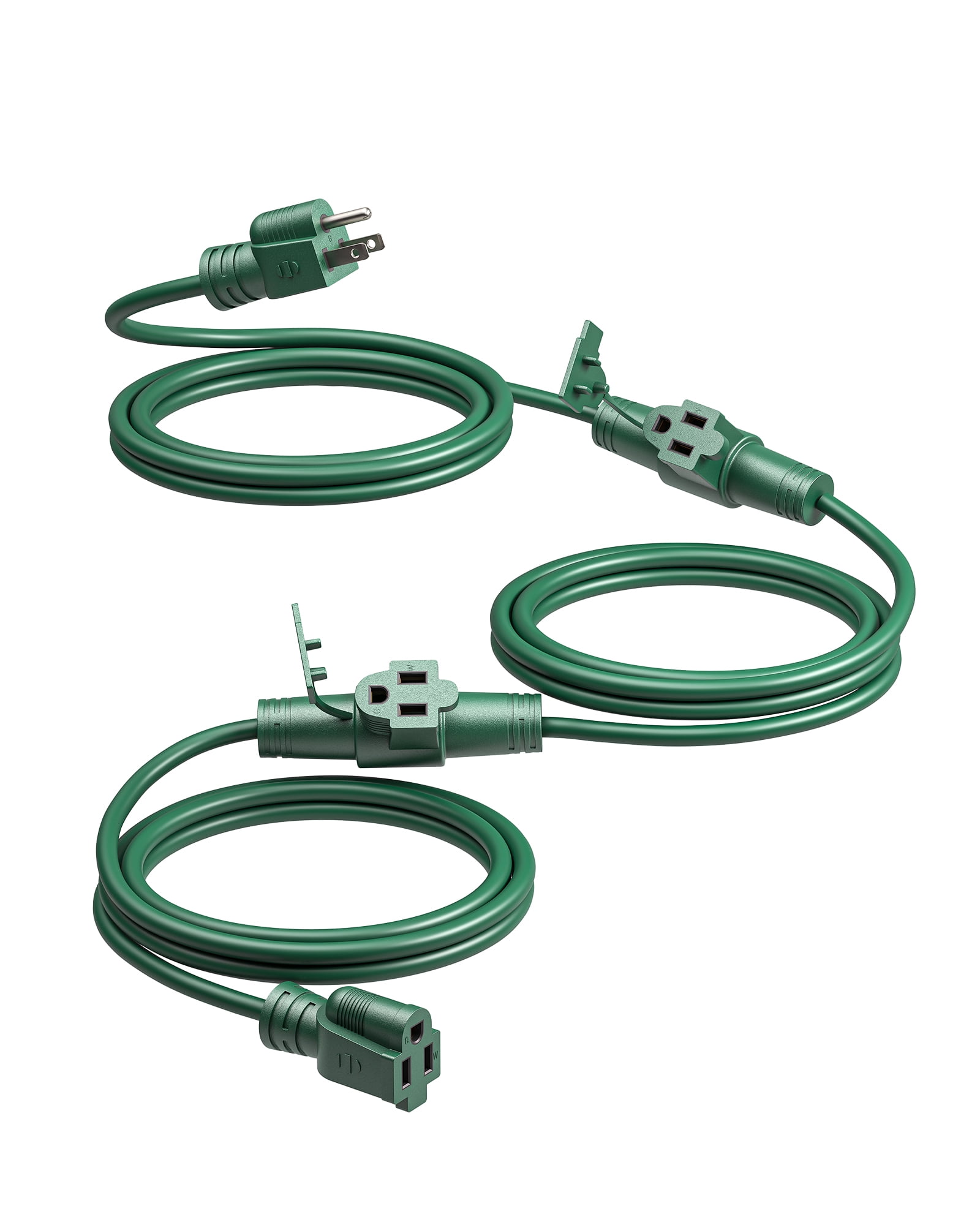 Dewenwils 27-Ft Outdoor Extension Cord with 3 Outlets