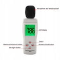 thumbnail image 4 of SONOMETER SOUND MEASURER DECYBELOMETER 130 DB, 4 of 8