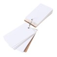 thumbnail image 4 of MEIBUTYUP 50Set White Note Cards With Rings Kraft Paper For Writing Messages, 4 of 7