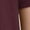 Athletic Maroon, variant on JustBlanks Youth Core Blend Rib Knit Collar Short Sleeve T Shirt
