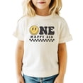 thumbnail image 6 of One Happy Sis Dude 1st Birthday Matching Family Outfits For Birthday Boy Sibling Natural Shirt Youth Large, 6 of 8