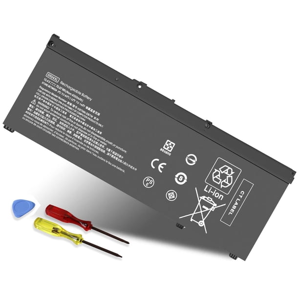 Batería DMKAOLLK SR04XL de 15,4 V, 450 mAh, para HP Omen 15