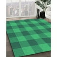 thumbnail image 2 of Ahgly Company Indoor Round Patterned SpringGreen Area Rugs, 3' Round, 2 of 6