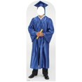 thumbnail image 1 of Male Graduate Blue Cap And Gown Standing Life-Size Cardboard Stand-Up, 1 of 1