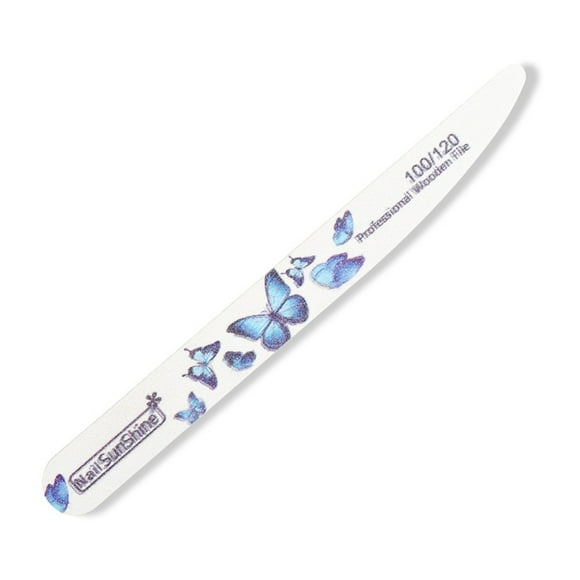 Curved Nail Files Rough Grit Reusable Emery Boards for Natural Nails Manicure Pedicure Tools