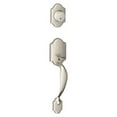 thumbnail image 3 of Dexter by Schlage JH58PRS625 Paris Exterior Handleset with Deadbolt, Bright Chrome, 3 of 6