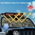 thumbnail image 3 of Uorisanigo Windshield Sun Shade Car Sunshade for Jeep Wrangler, Compass, Gladiator & Renegade,Camo Hunting Print Sun Shade Windshield Cover for Jeep,UV Ray & Heat Block, 3 of 7