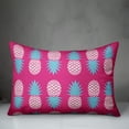 thumbnail image 2 of Creative Products Pink and Blue Pineapples 14x20 Indoor / Outdoor Pillow, 2 of 2