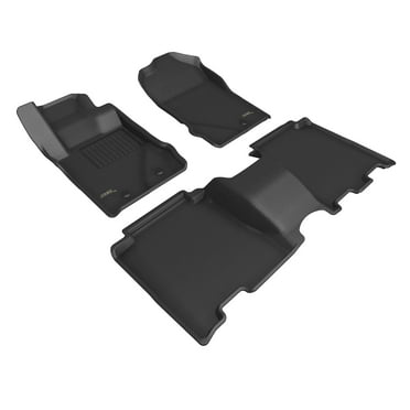 3D MAXpider 2021-2024 Fits Ford Bronco 1St Row 2Nd Row Kagu Carbon Fiber Embossed Pattern Floor Mat Black L1FR14901509