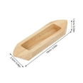 thumbnail image 2 of BESTYASH 2Pack Khaki Wooden Boat Model In Traditional Canoe Style For Home And Office 3.94X0.98X0.59in, 2 of 8