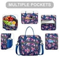 thumbnail image 2 of Pioneer Flower Floral Print Pattern Womens Lunch Box for Work,Insulated Large Lunch Bag for Tween and Teen,Loncheras Para Mujer,Leakproof Adult Lunch Bag for Work,Beach,Travel,Picnic,Camping, 2 of 6