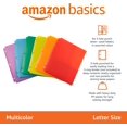 thumbnail image 2 of Plastic 3 Hole Punch Folders with 2 Pockets, 8.5 x 11 inches, Pack of 6, Assorted Color, 2 of 4