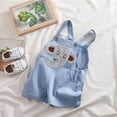 thumbnail image 2 of Girls Denim Shorts for Women Printed Overalls Denim Shorts 95%Polyester, 2 of 6