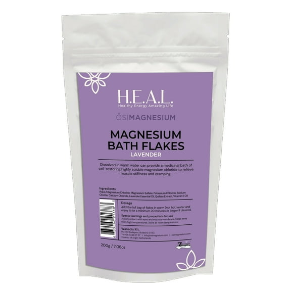 ŐSIMAGNESIUM Bath Flakes With Lavender Essential Oil- 7oz
