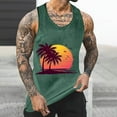 thumbnail image 2 of IROINNID Men's Cotton Sleeveless T Shirts, Printed Breathable & Moisture Wicking with Odor Control, 2 of 5