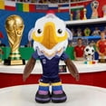 thumbnail image 6 of World Cup 2026 USA 4in Plush World Cup Gift Clutch Bald Eagle Mascot with Blue Uniform, Soft Collectible Toy for Fans, 6 of 8