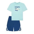 thumbnail image 1 of SCHIESSER conjunto de pijama de niño, 2 piezas - corto, niños, algodón, motivo Azul/Turquesa 140, 1 of 4