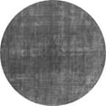 thumbnail image 1 of Ahgly Company Indoor Round Oriental Gray Industrial Area Rugs, 6' Round, 1 of 4