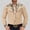 Khaki, variant on Men's Western Long Sleeve Shirt with Embroidered Detailing for Everyday Casual Wear Slim Fit Button-Down with Pocket