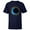 Navy, variant on Marvel Moon Knight Blue Crescent Logo - Short Sleeve T-Shirt for Kids - Customized-Athletic Heather