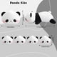 thumbnail image 5 of Almohada de peluche TOYSYM Panda con 4 peluches para bebés, 5 of 9