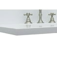 thumbnail image 3 of Bellaterra Home 430002-37-WER 37 in. White Engineered Stone Top, Rectangle Sink, 3 of 4