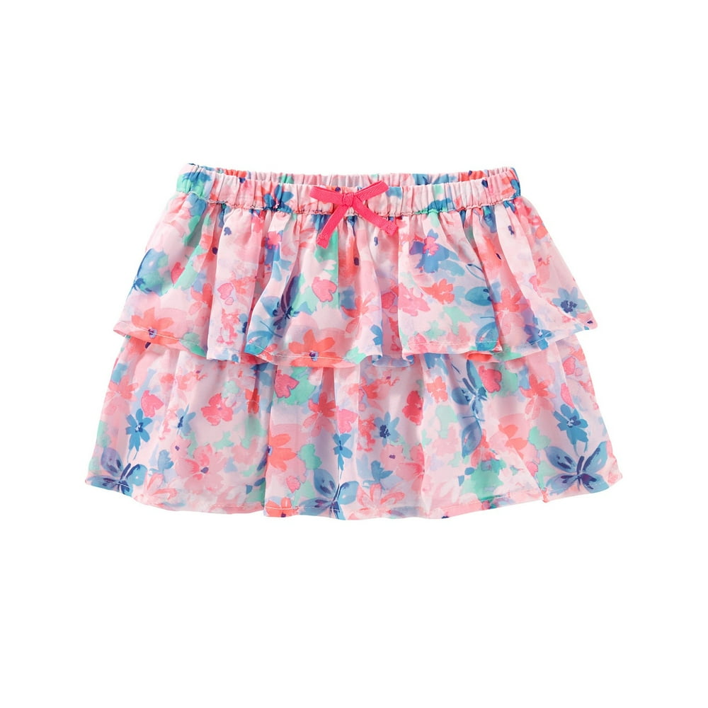 Oshkosh B'gosh - OshKosh B'gosh Baby Girls' 2 Tiered Floral Print Skirt