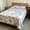 M, variant on Soft Breathable White Flat Sheet Only 1 Pack,Brushed Microfiber with Color-Coded Hem Threads,Floral Pattern Bed Sheet for Mattress Protection,Large 230x250cm or 90.55x98.43 Inch
