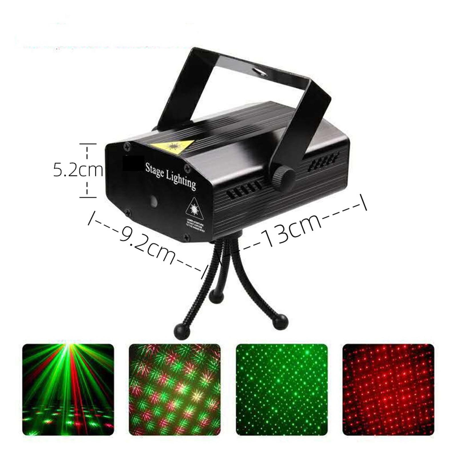 LED Disco Light Projector 5W Voice Control DJ Controller Stage Light For New Year Birthday Party ,Easy to Install