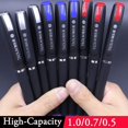 thumbnail image 2 of Gel Pen Refill 25pcs Set With 1.0 0.7 0.5mm Tips In Black Blue Red Ink For Writing Office School, 2 of 7