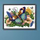 thumbnail image 3 of Pintura de diamante 5D DIY parcial con forma especial, kit de mariposa y flor, 40x30cm, 3 of 9