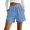 Light Blue, variant on Hauaitttt Casual Denim Style Shorts for with Rolled and Pockets – Soft Solid Relaxed Fit Everyday Warm Weather Cop Women Shorts Running Shorts for Womens Tunic Tops Short Sleeve Basketball