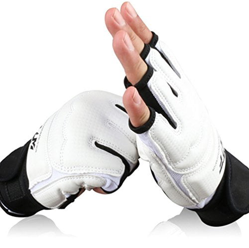 Muay Thai Sandbag Training Punching Bag Half Mitts Sparring Glove Kagogo Half Finger Taekwondo Training Boxing Gloves