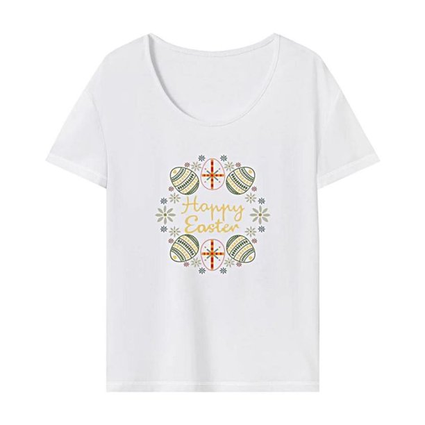 Camiseta para Mujer Cuello Redondo Camisa Mujer Verano Tops para Vacaciones Senderismo S
