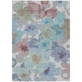 thumbnail image 2 of Addison Rugs Chantille Indoor/Outdoor Transitional Floral Silver Machine Washable Rectangle Rug, 5' x 7'6", 2 of 8