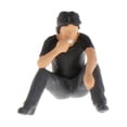 thumbnail image 4 of TISHITA 1:64 Street Scene Diorama Figures Character Resin Model Layout Decor Red Black, 4 of 8