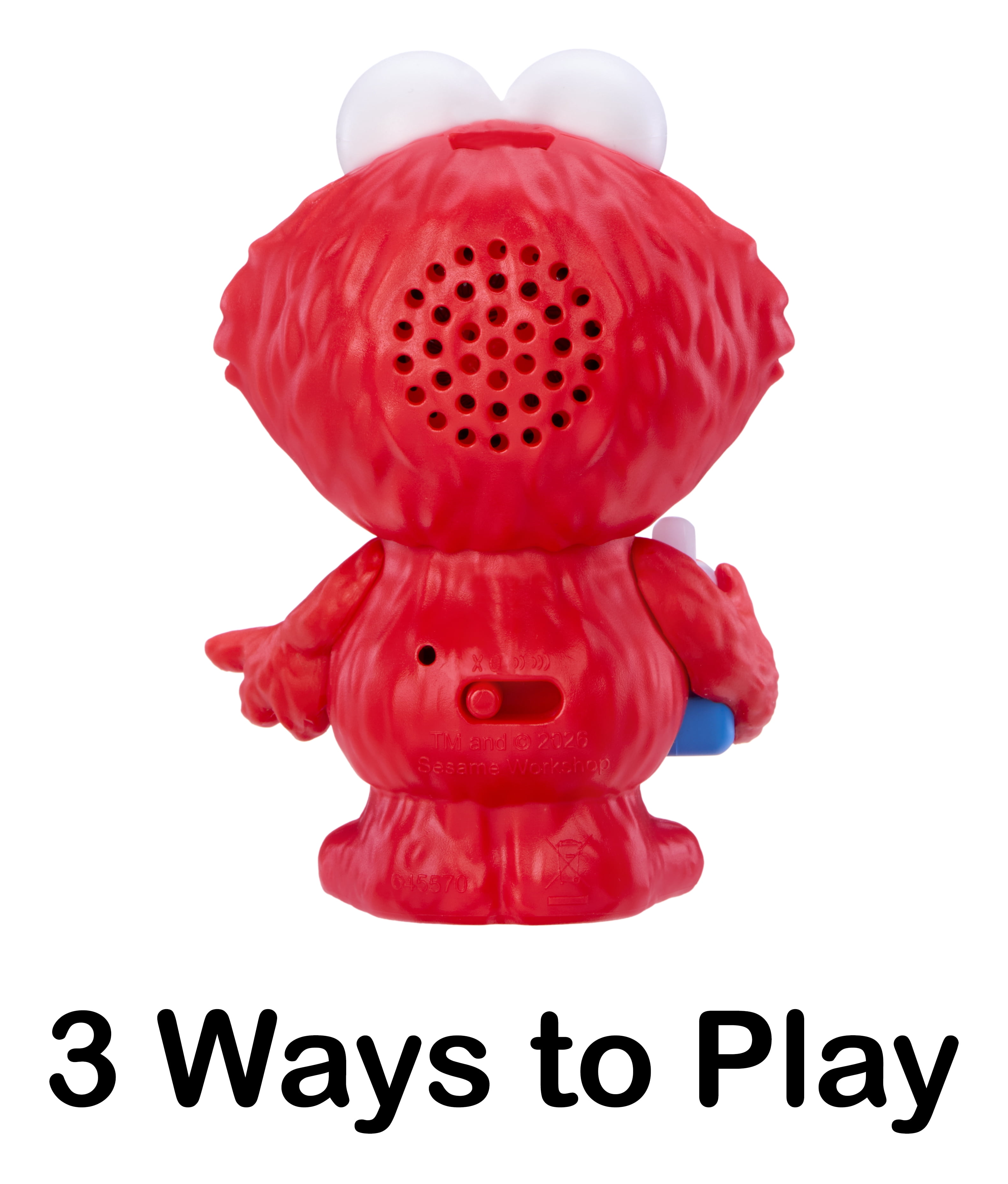 Little Tikes Story Dream Pals Sesame Street Elmo, Interactive Story Telling 4” Figure with Bonus Story Cartridge, Talks, Lights Up, Key Chain, Ages 3+