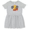 thumbnail image 3 of Inktastic Number Two Race Car Girls Toddler Dress, 3 of 5