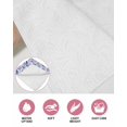 thumbnail image 6 of Purple Flower Pattern Kitchen Dish Towels for Drying Dishes Set of 2, Vintage Floral Botanical Simple Waffle Weave Microfiber Hand Tea Bathroom Towels Quick Dry & Absorbent Towel 12x12, 6 of 7